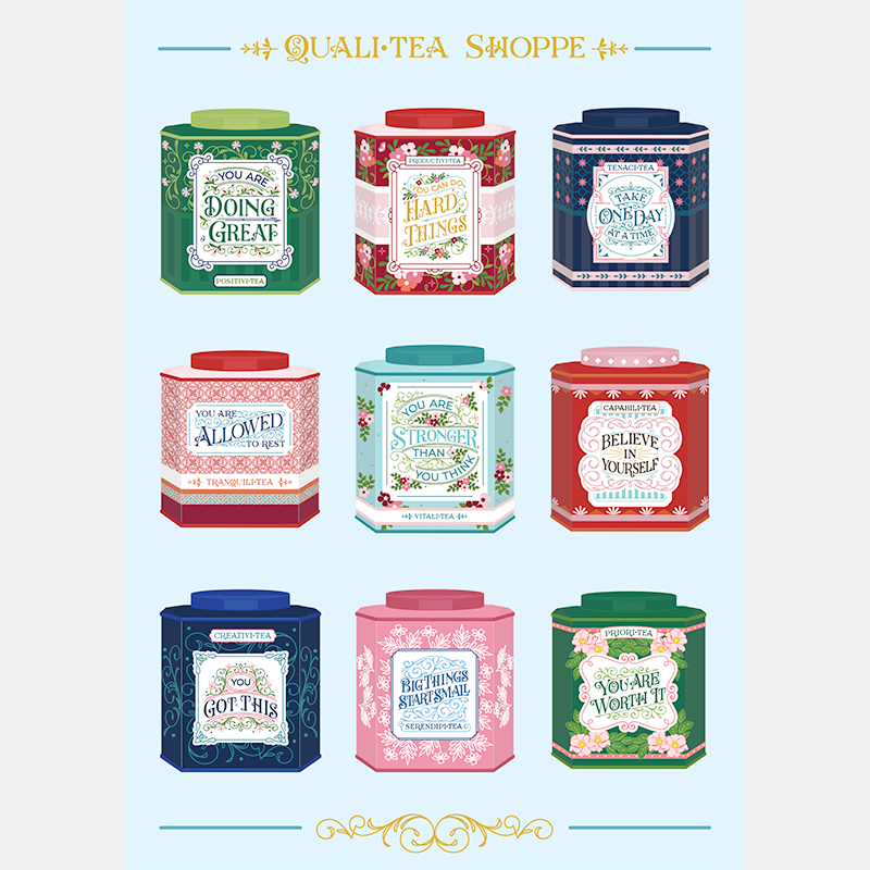 Tea Towel - Quali-tea Shoppe