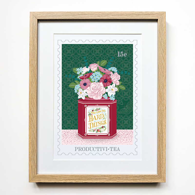 Stamp Print - Productivi-tea