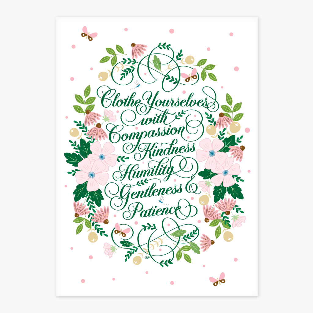 Pre-order: Tea Towel - Colossians 3:12