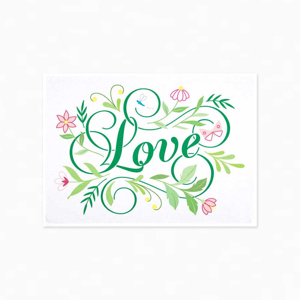Pre-order: Tea Towel - Love