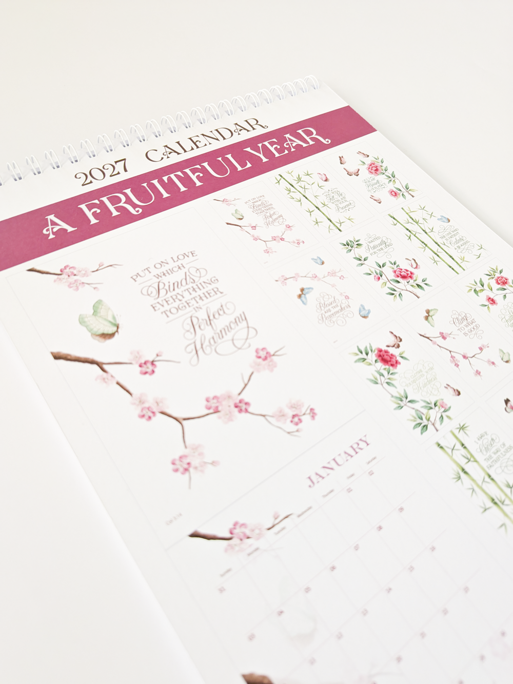 2027 Year Calendar - A Fruitful Year