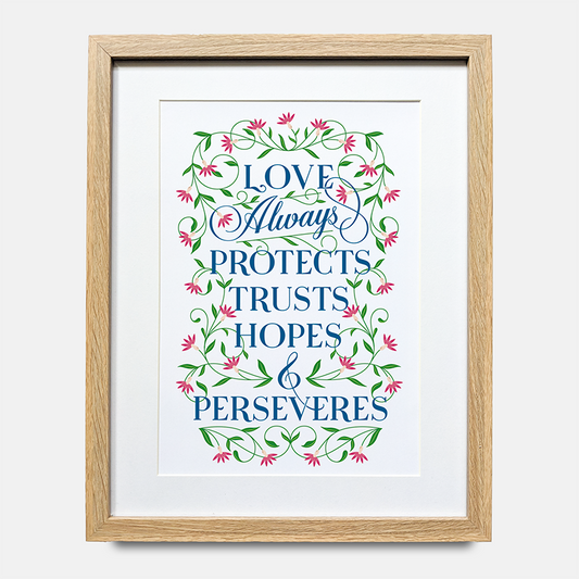 Print - Love Always Protects