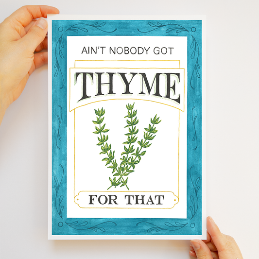 Seed Puns - Thyme