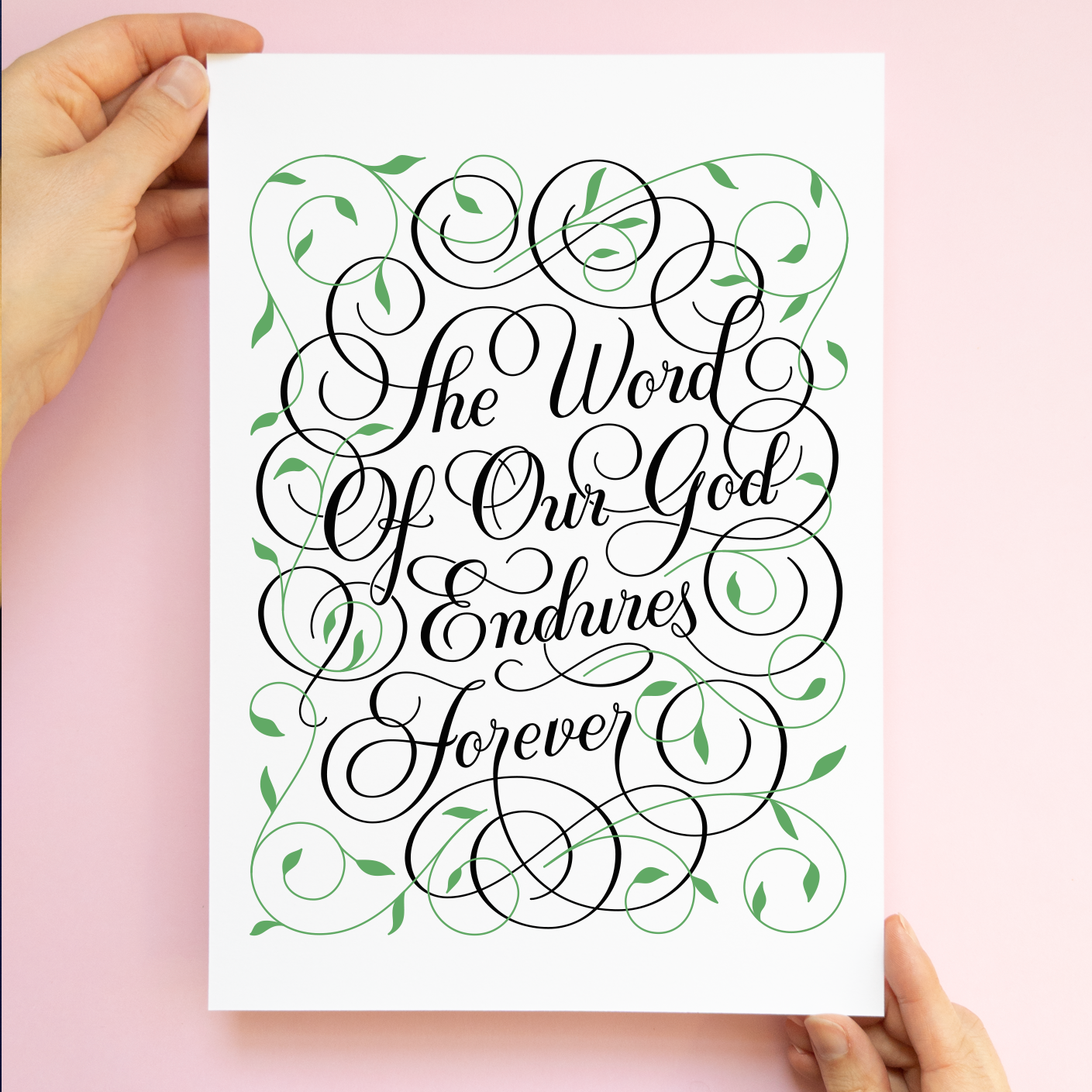 Print - The Word of Our God Endures Forever